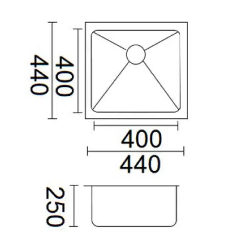 Luminaire Sink SNK-P-3844-DB